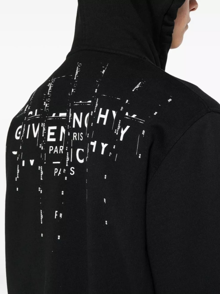 Givenchy Felpa in cotone con logo, view 4