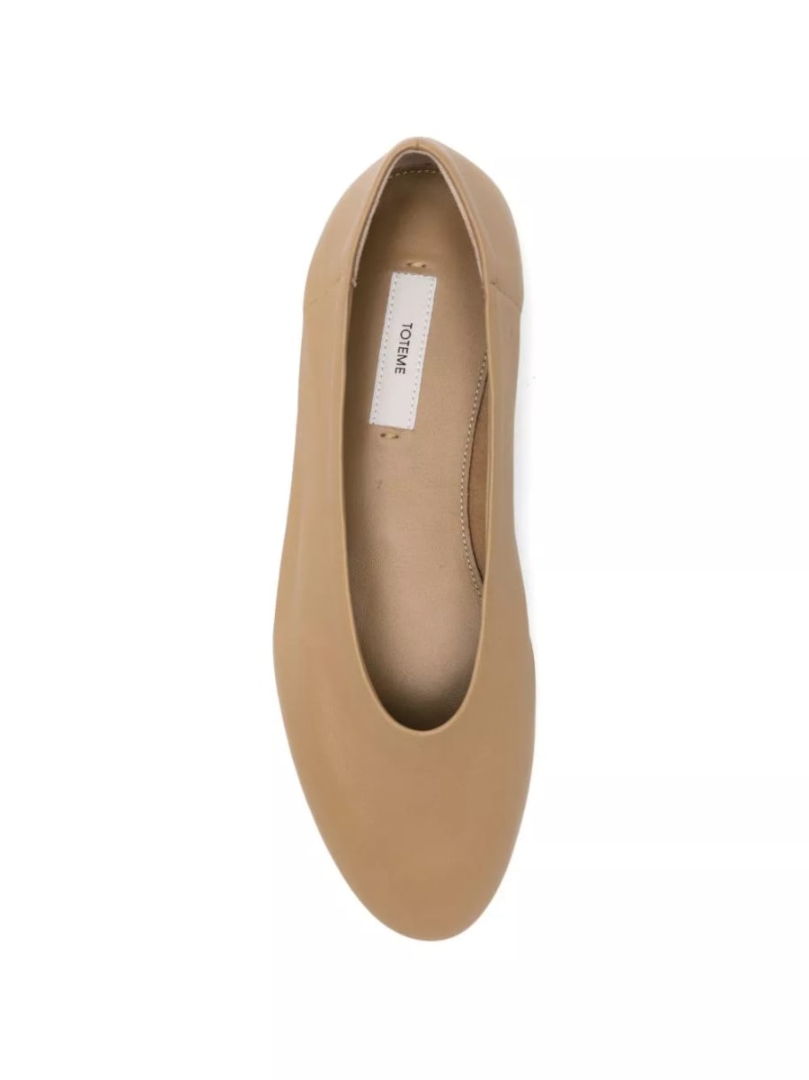 Toteme Slipper in pelle, view 2