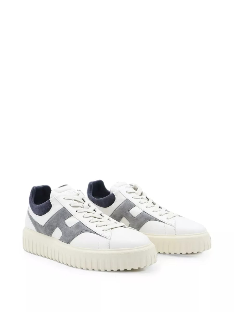 Hogan Sneakers in pelle H-Stripes, view 4