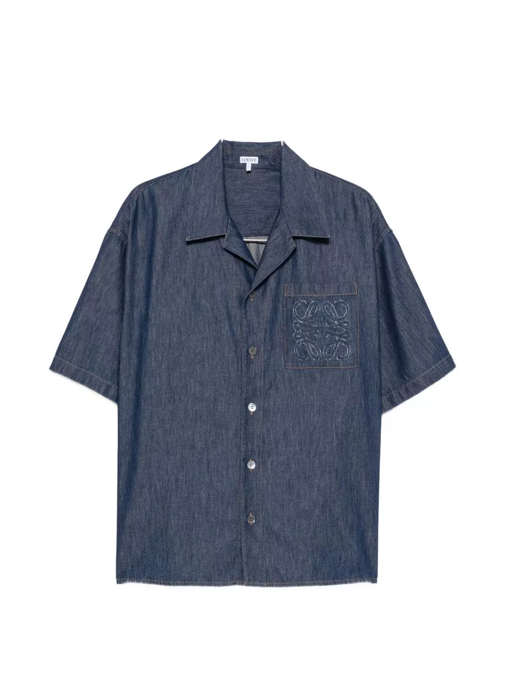Loewe Camicia in denim Aanagram