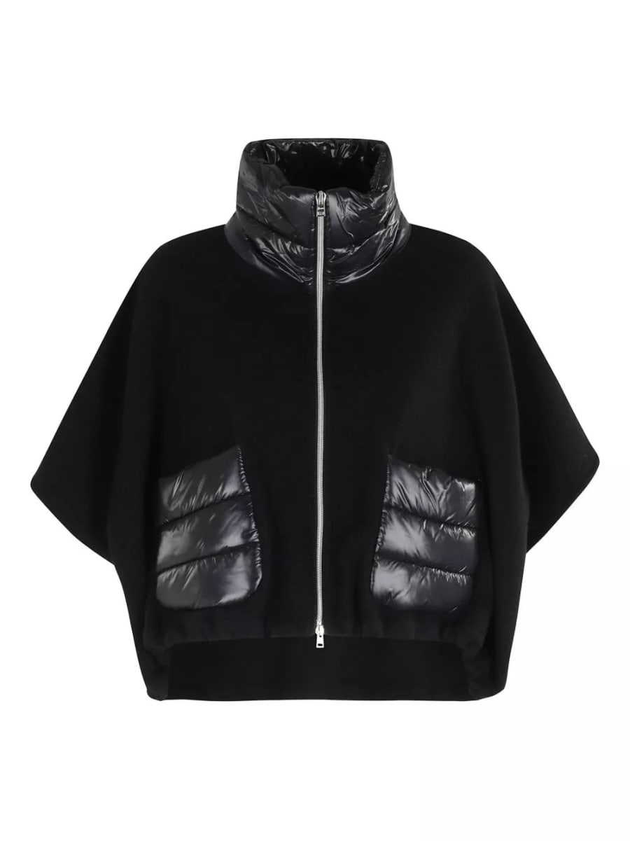 Herno Giacca corta in piuma di lana e nylon