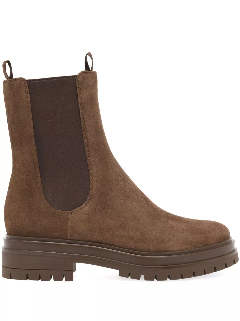 Gianvito rossi Stivali in pelle scamosciata Chester
