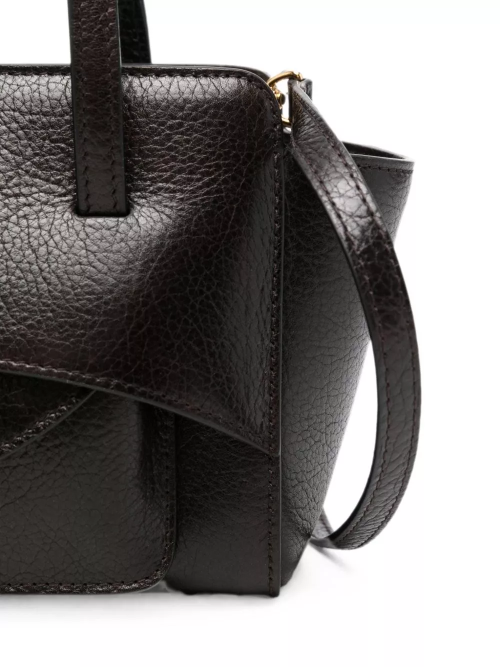 Hidesins Tote Bag in pelle piccola Flap, view 2