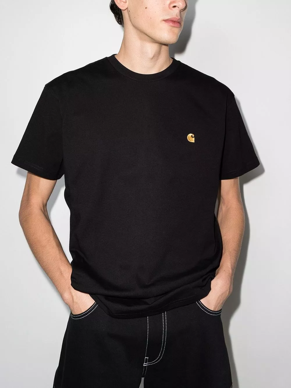 Carhartt WIP T-shirt in cotone logo, view 2