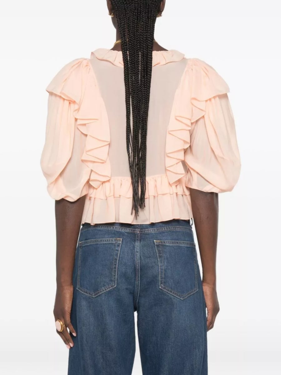 Chloé Top in seta, view 2