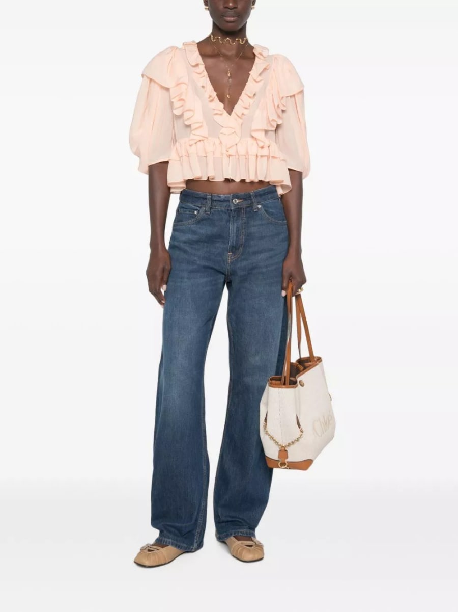 Chloé Top in seta, view 4