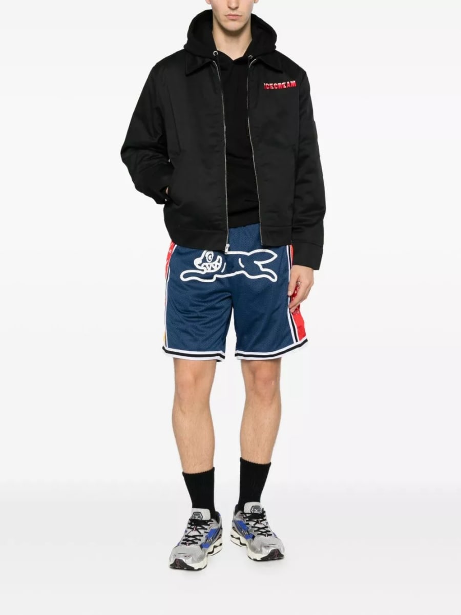 Icecream Giacca blouson con zip logo, view 4