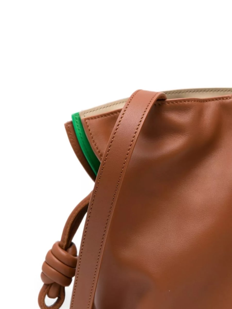 Loewe Clutch media in pelle Flamenco, view 2