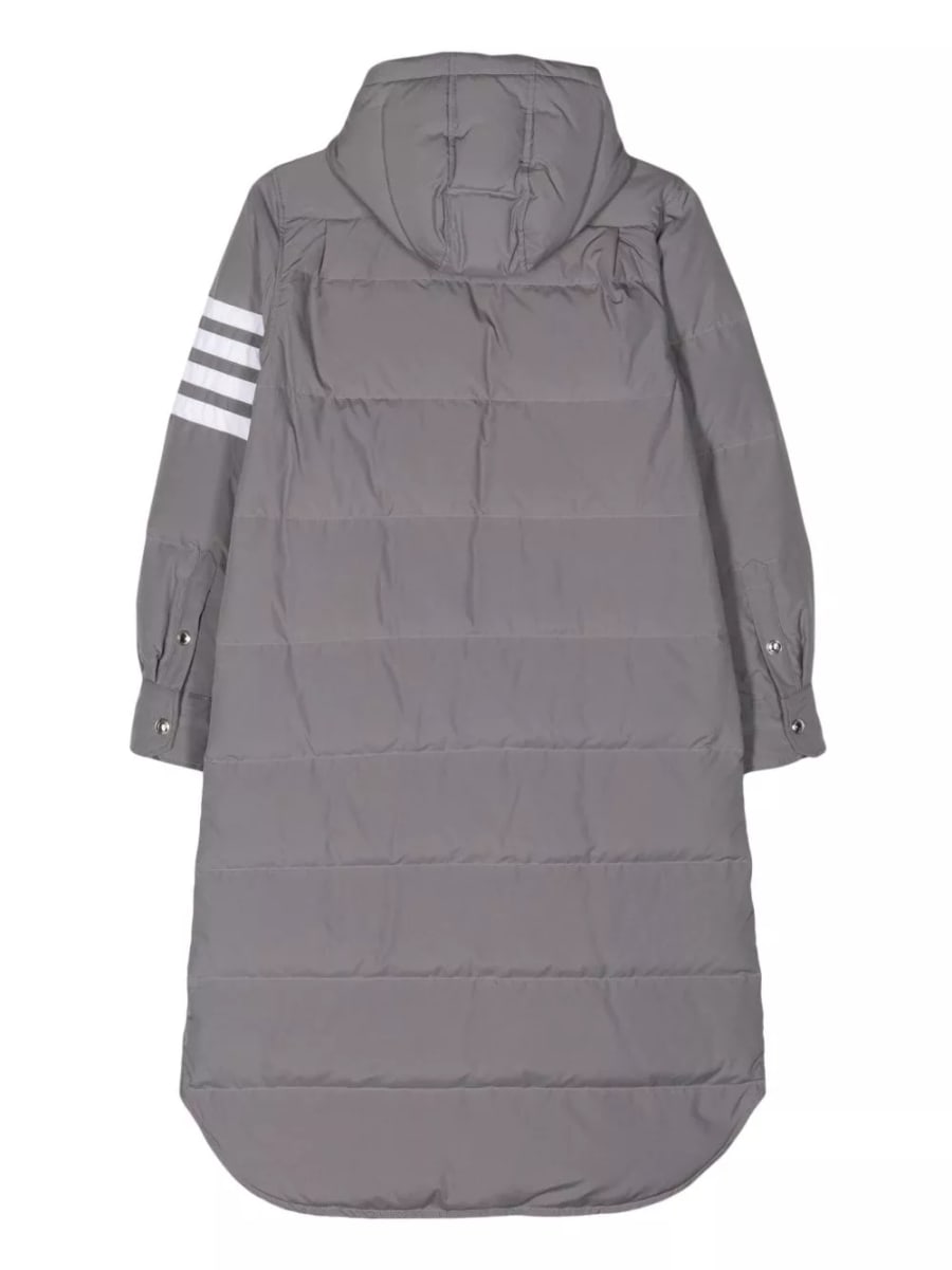 Thom Browne Giacca lunga in piuma 4Bar, view 2