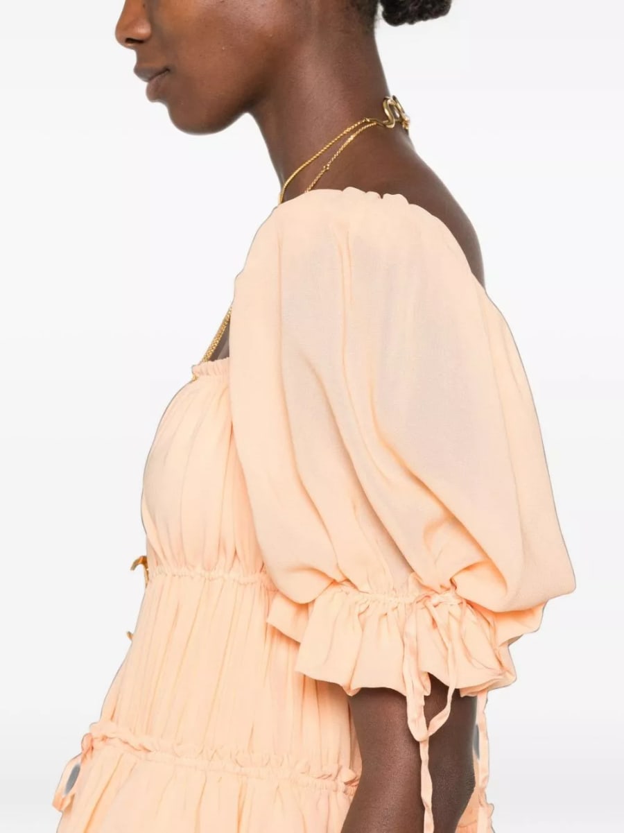 Chloé Abito mini in seta, view 4