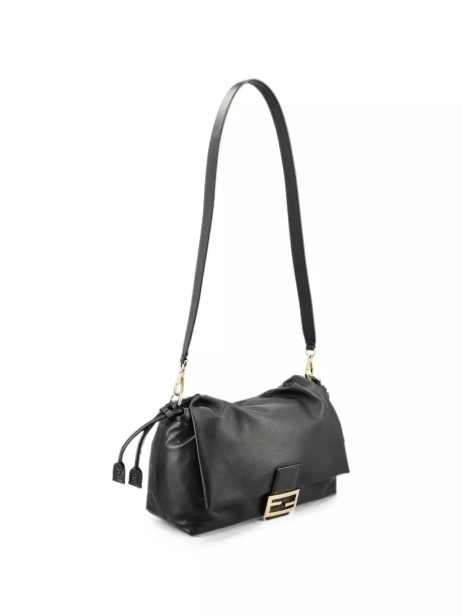 Fendi Baguette grande borsa a spalla in pelle, view 2