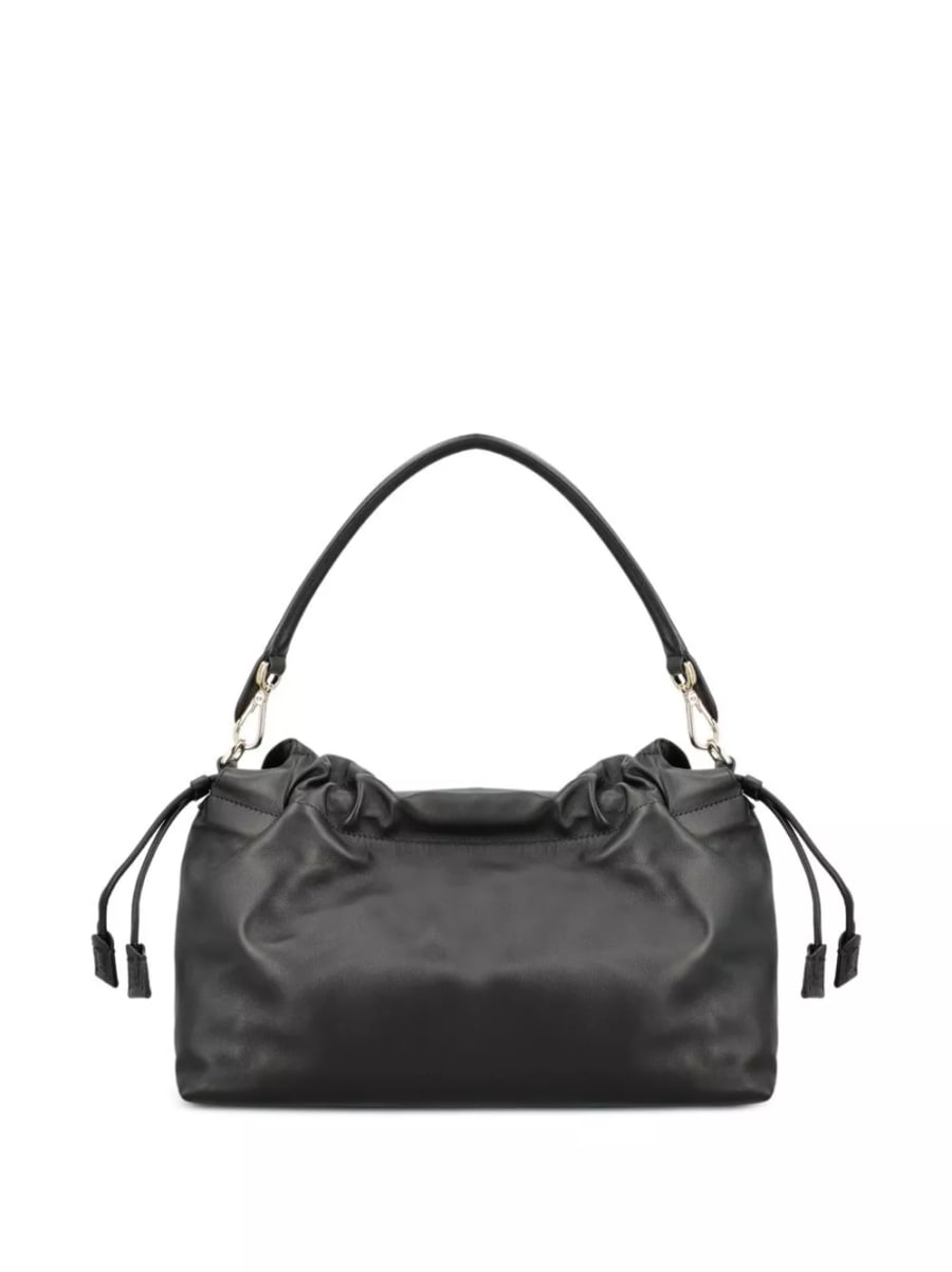 Fendi Baguette grande borsa a spalla in pelle, view 4