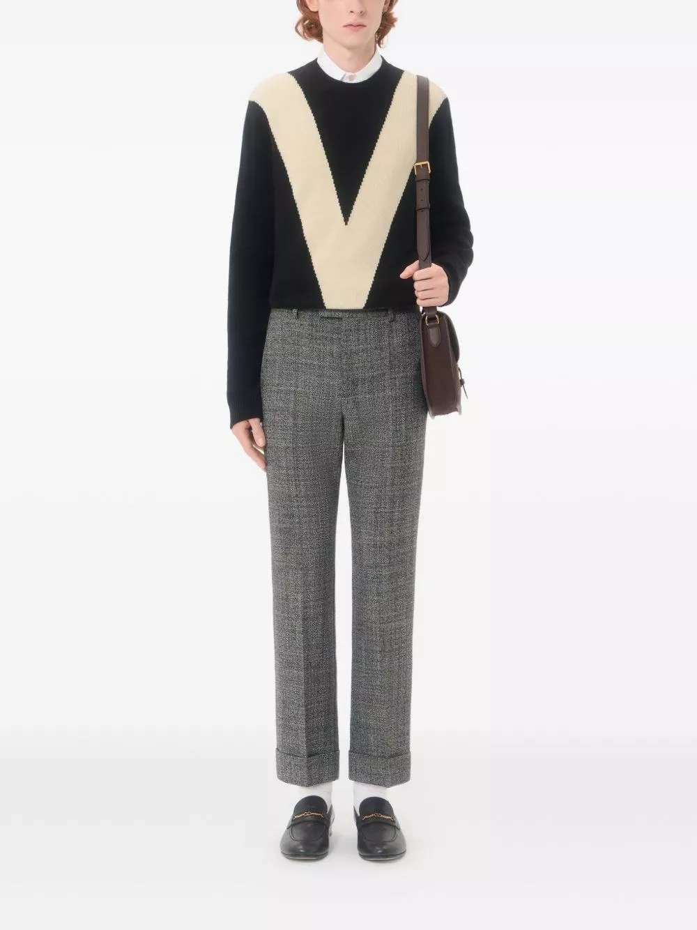 Valentino Camicia VGold in cotone, view 2
