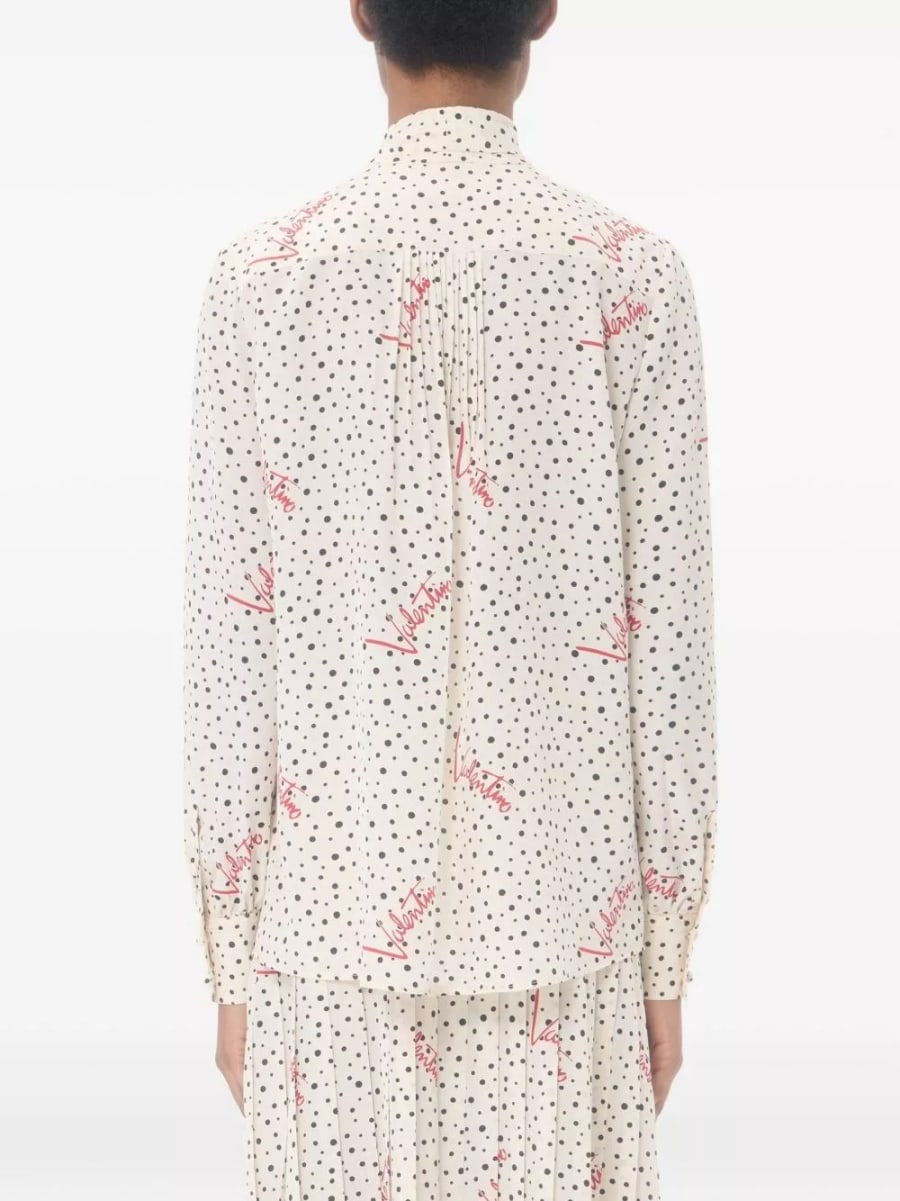 Valentino Camicia di seta stampata, view 3