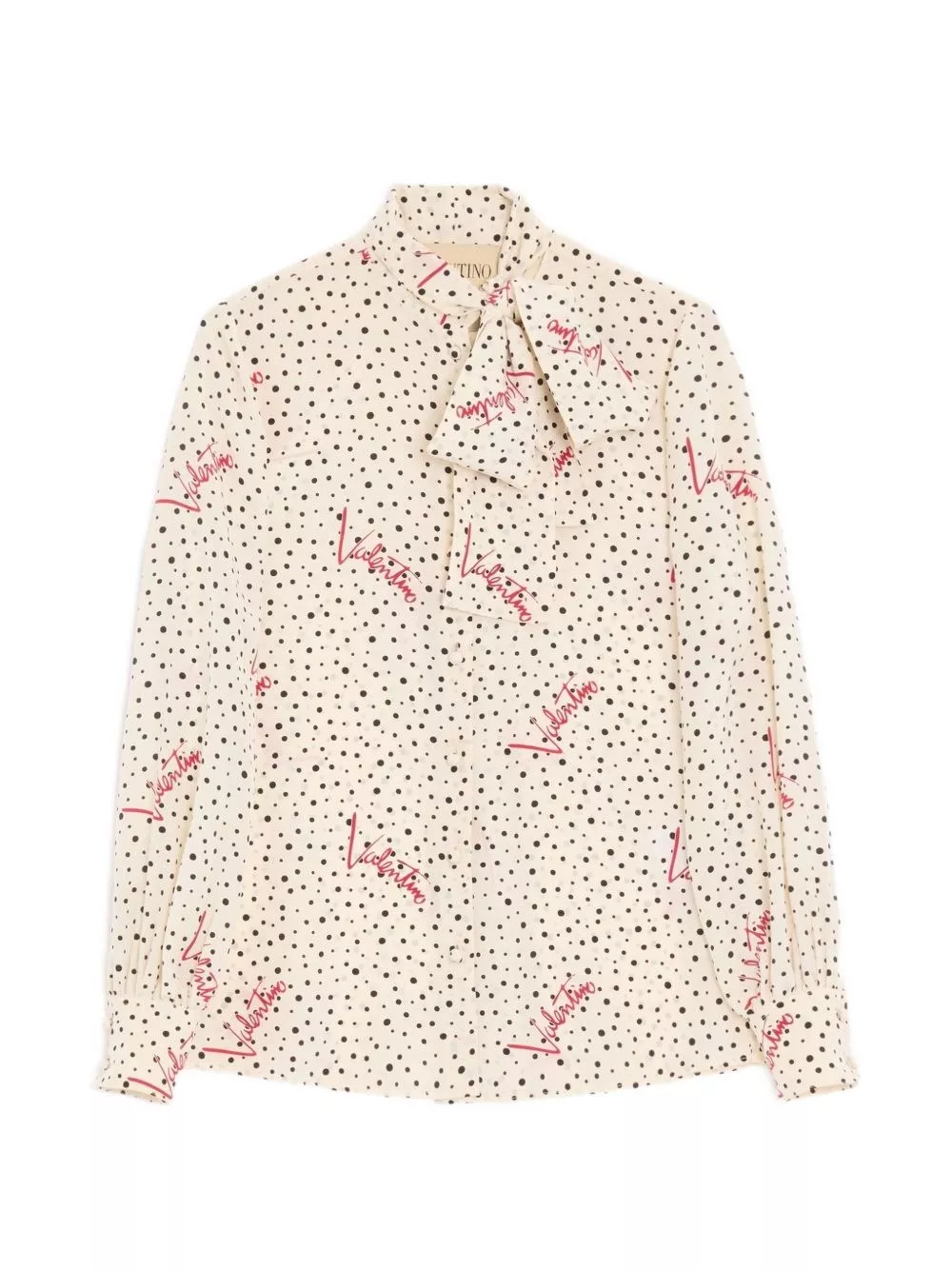 Valentino Camicia di seta stampata