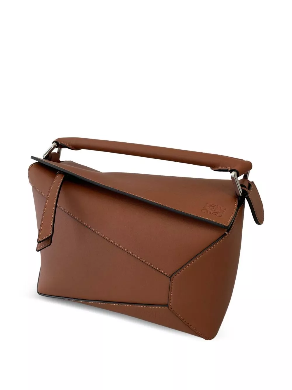 Loewe Borsa a mano in pelle Puzzle Edge small