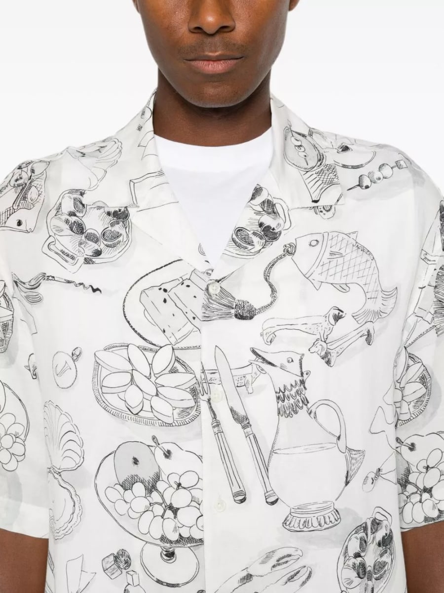 Jacquemus Camicia in cotone stampato