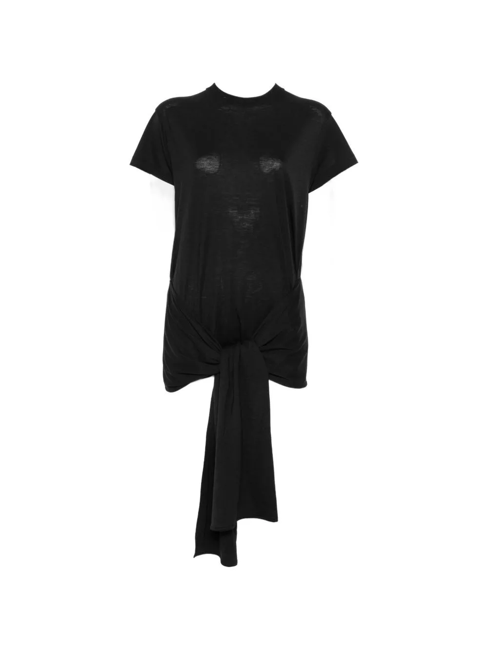 Toteme Top in misto cotone con cintura da annodare