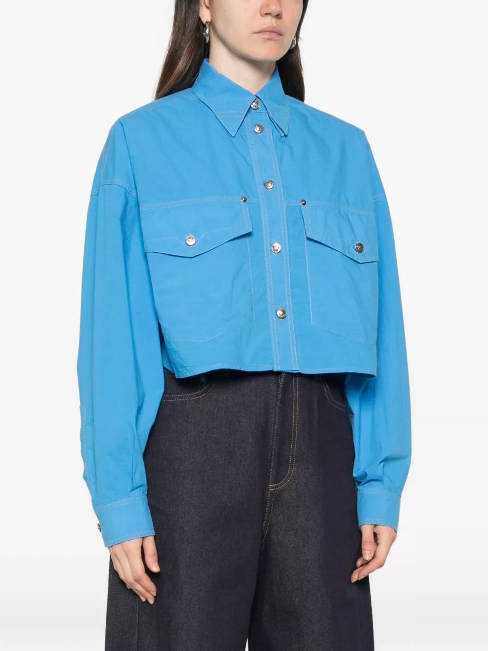 Versace Camicia in cotone, view 2