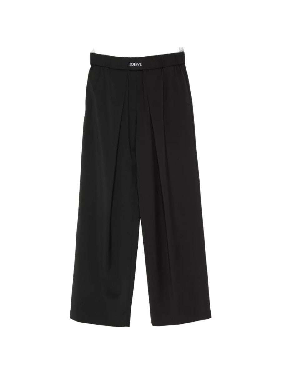 Loewe Pantaloni in cotone e seta
