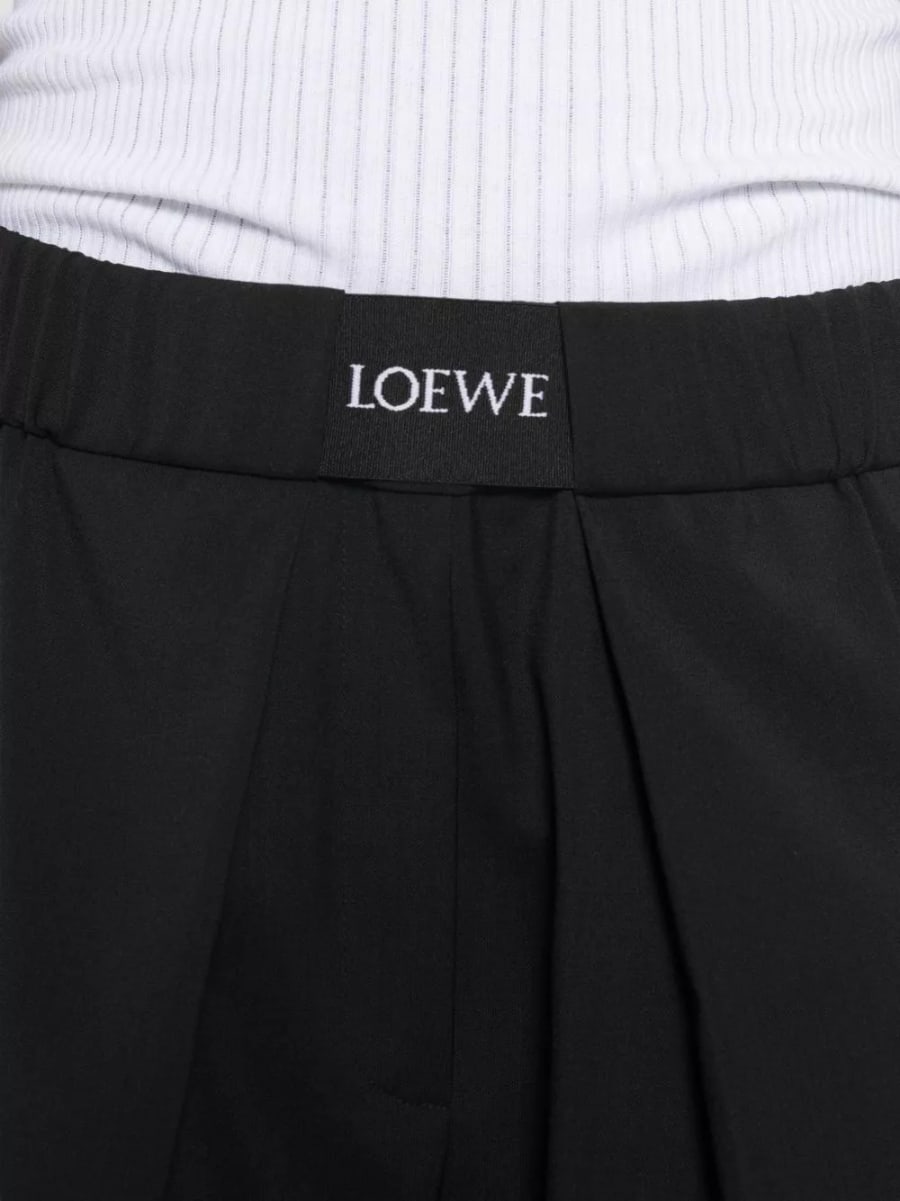 Loewe Pantaloni in cotone e seta, view 2
