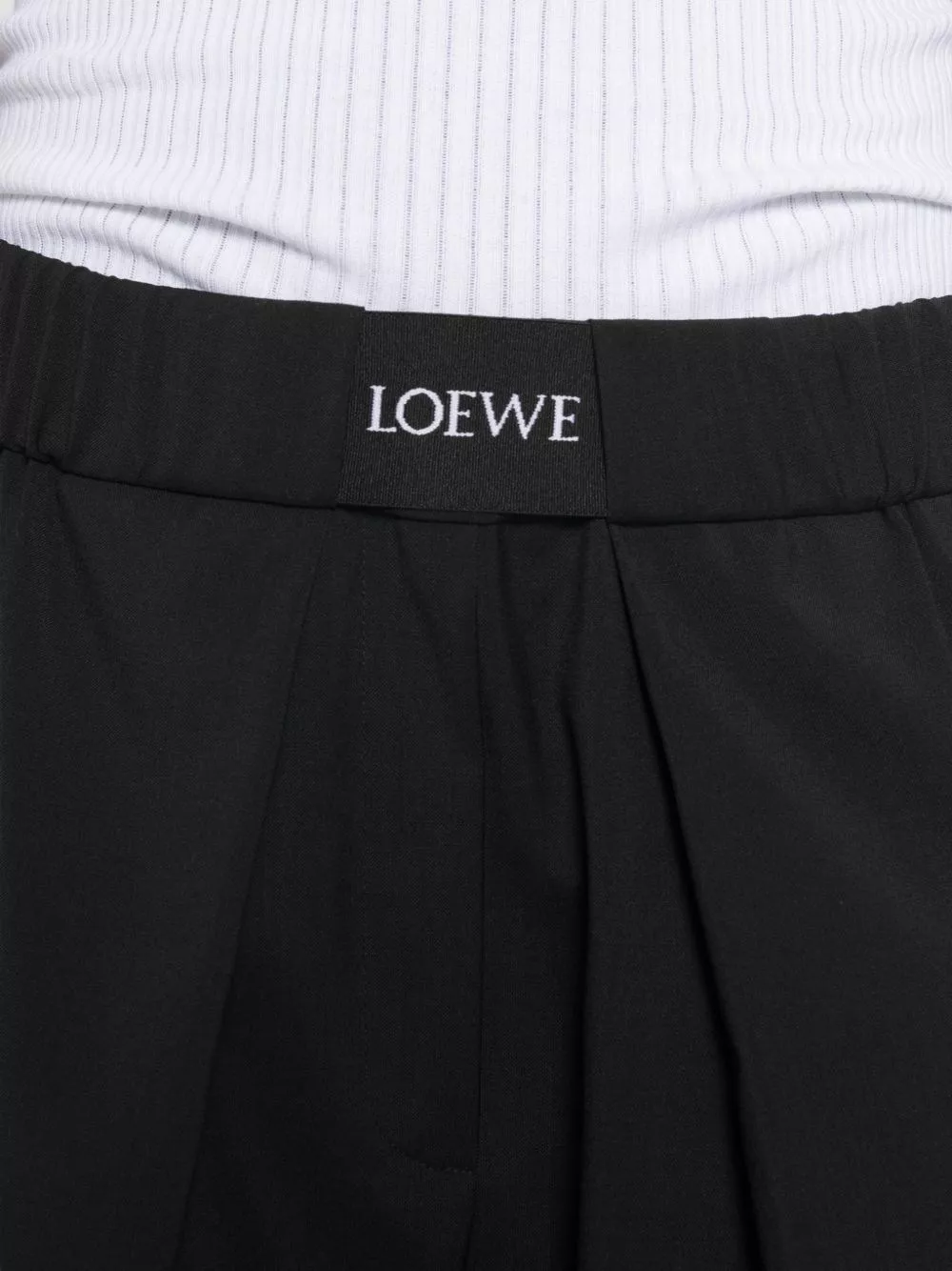 Loewe Pantaloni in cotone e seta, view 2