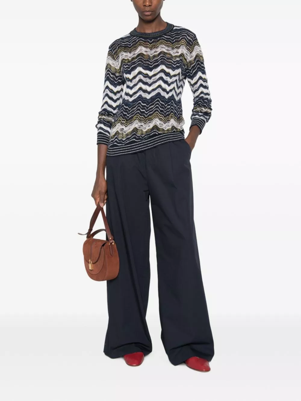 Missoni Maglione in lana con motivo zig zag, view 2