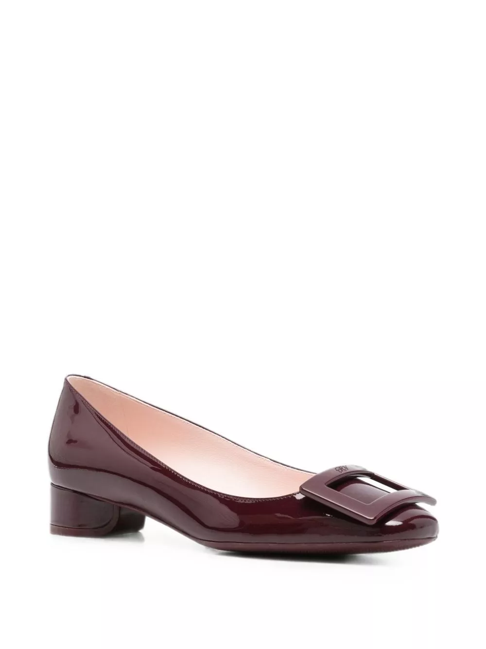 Roger Vivier Ballerine in pelle verniciata Roundy, view 2