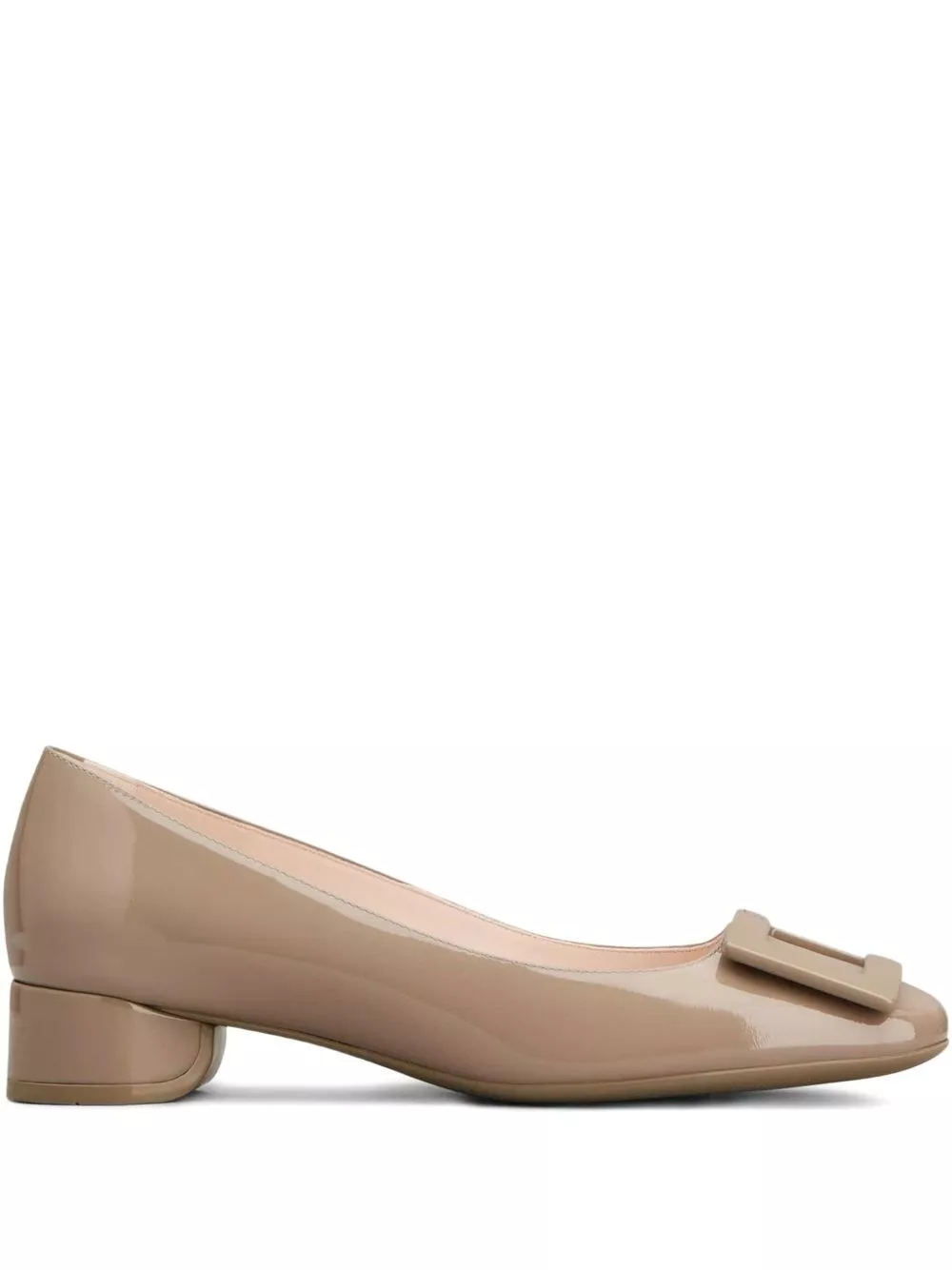 Roger Vivier Ballerine in pelle verniciata Roundy