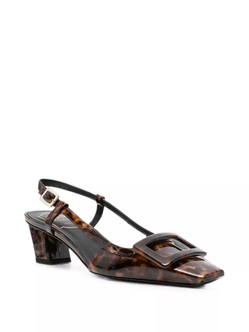 Roger Vivier Pumps in pelle verniciata Belle Vivier, view 2