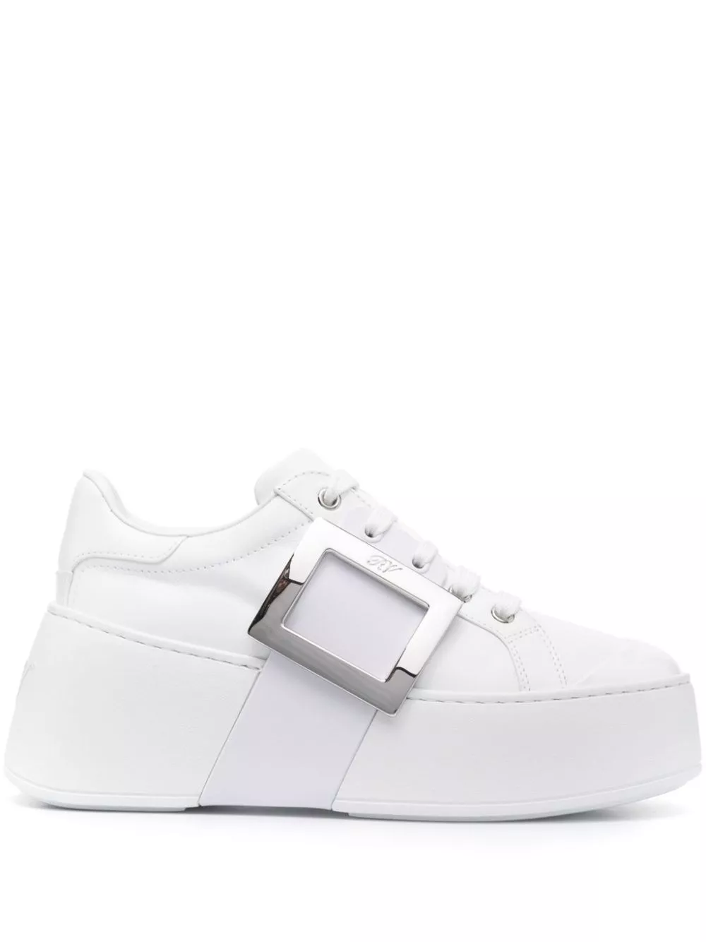 Roger Vivier Sneakers alte in pelle Viv Skate