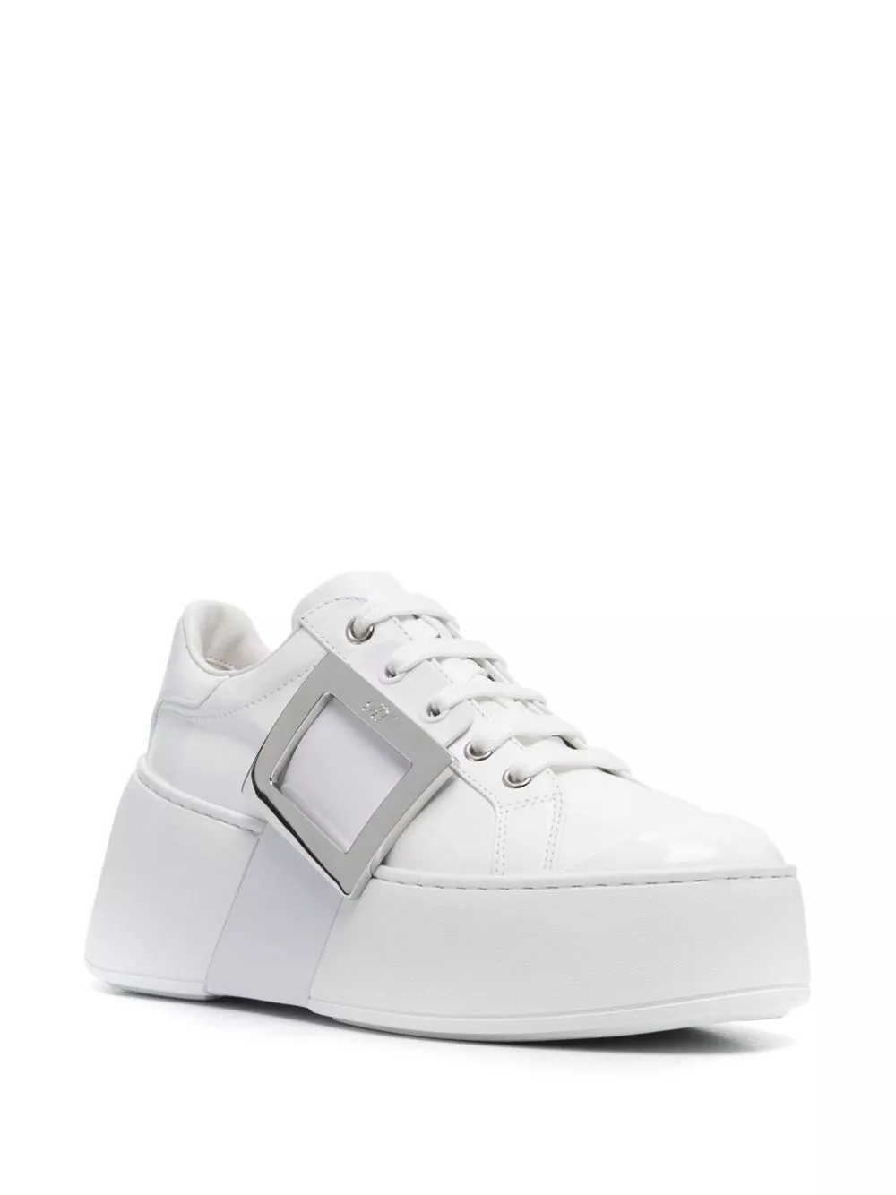 Roger Vivier Sneakers alte in pelle Viv Skate, view 2
