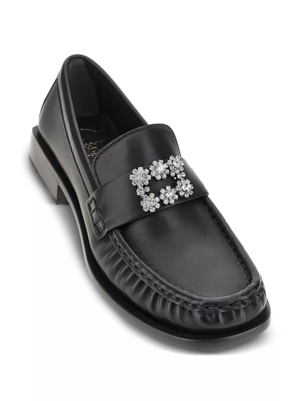 Roger Vivier Mocassini in pelle Viv Moc Strass, view 2