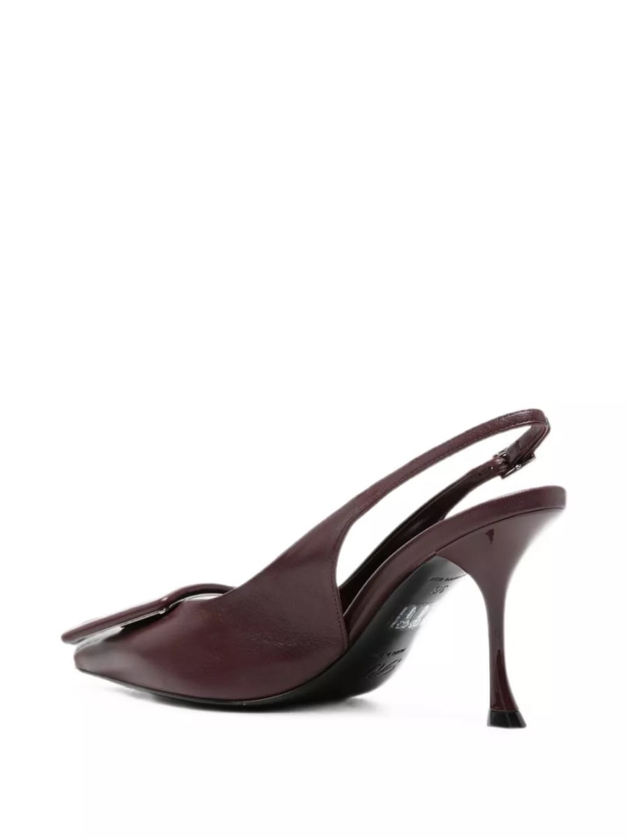 Roger Vivier Pumps slingback in pelle Viv Ville, view 2