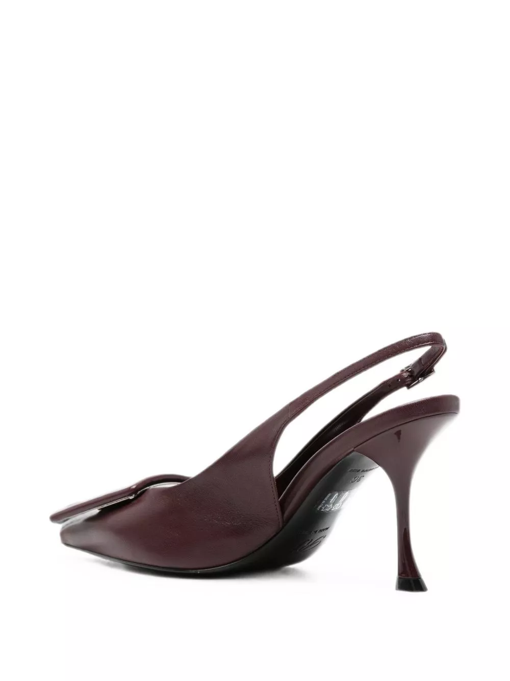 Roger Vivier Pumps slingback in pelle Viv Ville, view 2