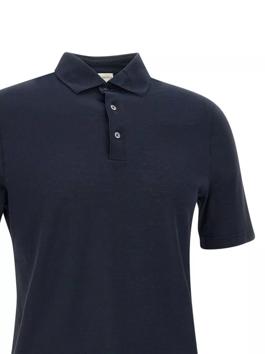 Filippo de laurentiis la polo in cotone, view 4