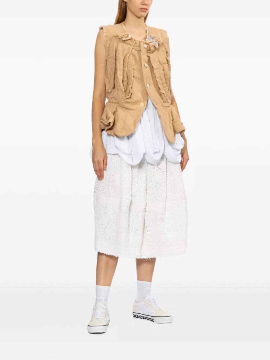 Comme des garçons Gonna midi in cotone, view 2