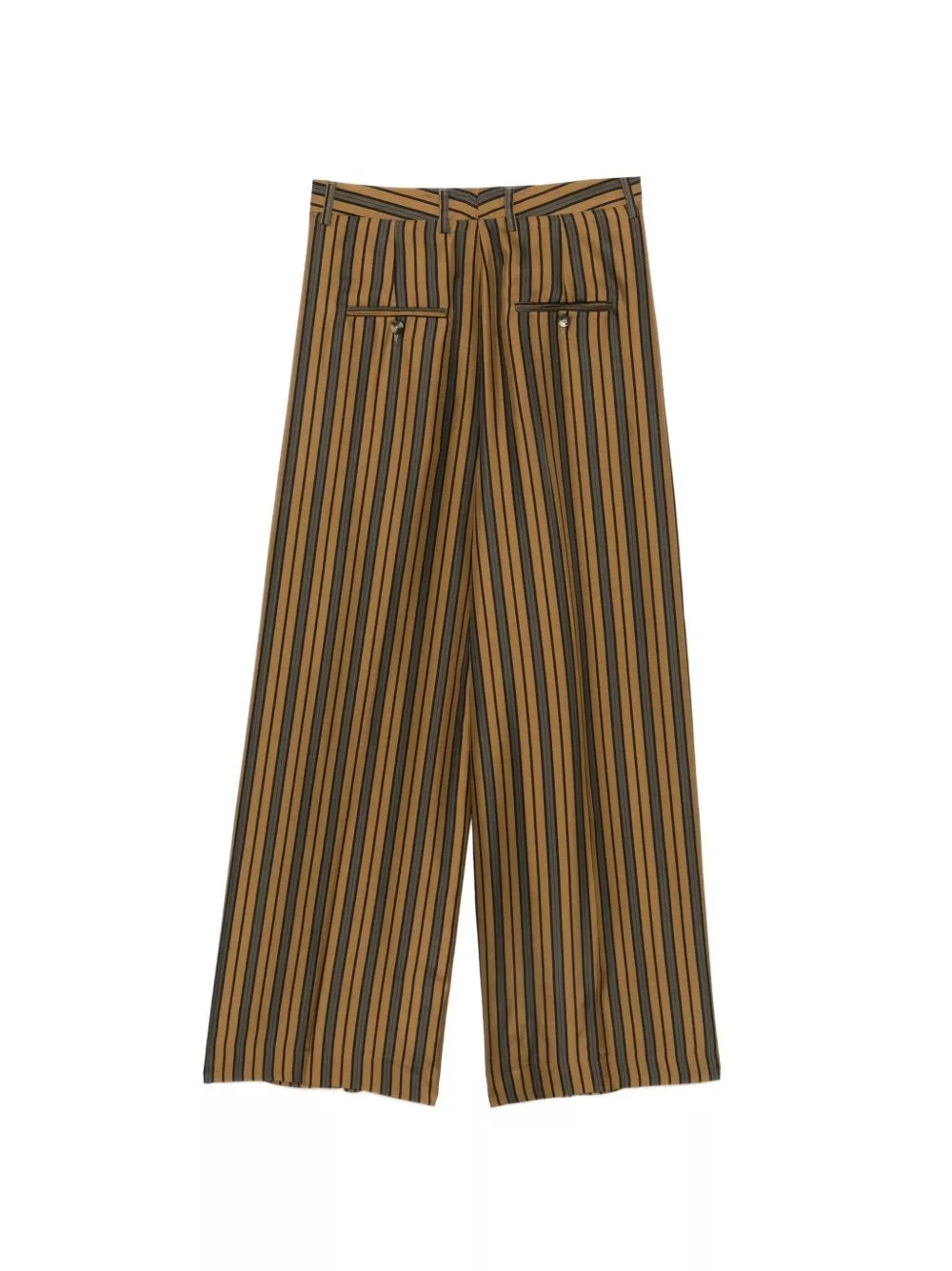 Alberto biani Pantaloni in seta a righe, view 2