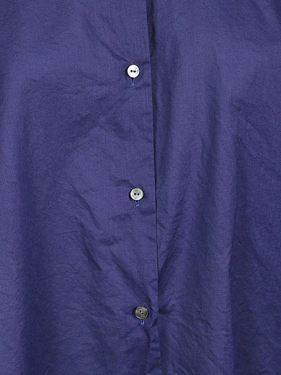 Mizuiro Camicia in cotone ricamata, view 3