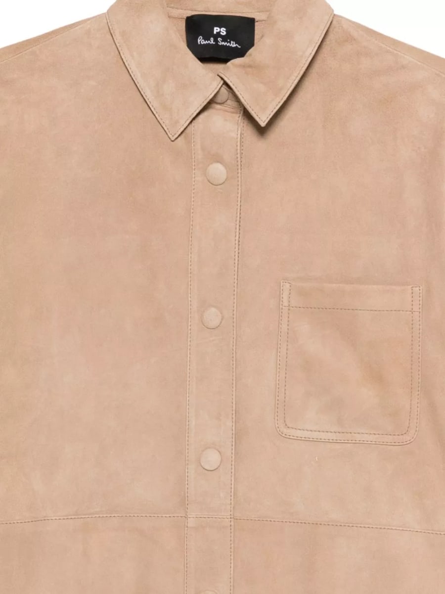 Ps paul smith Camicia in pelle, view 2