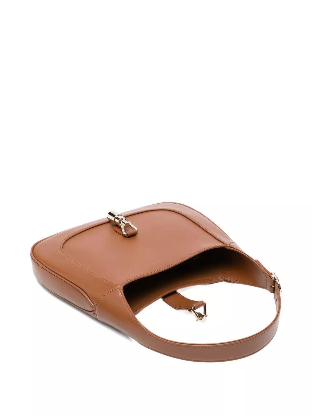 Gucci Jackie 1961 borsa a spalla in pelle media, view 2
