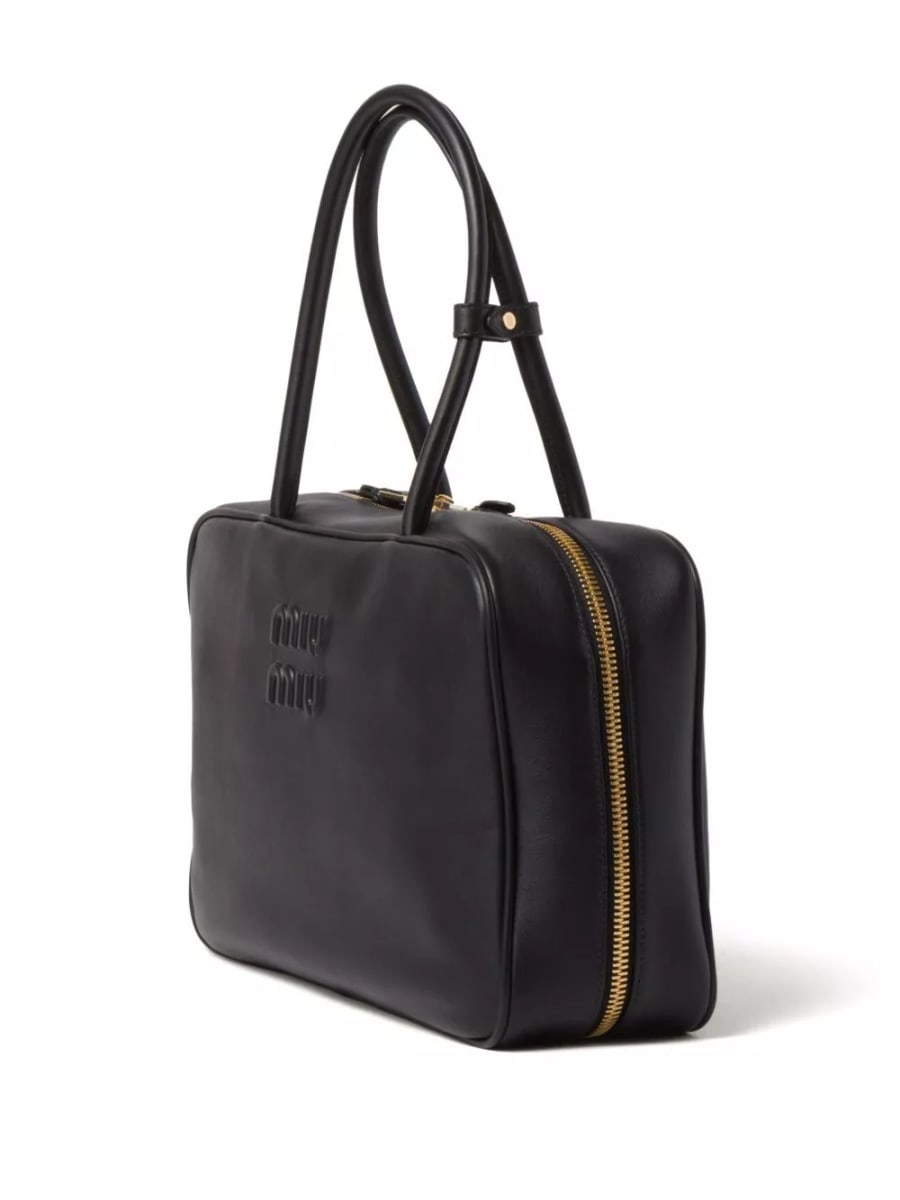 Miu Miu Borsa grande in pelle Beau, view 2