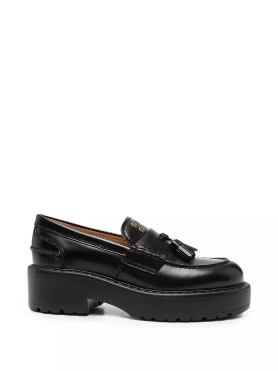 Miu Miu Mocassini in pelle