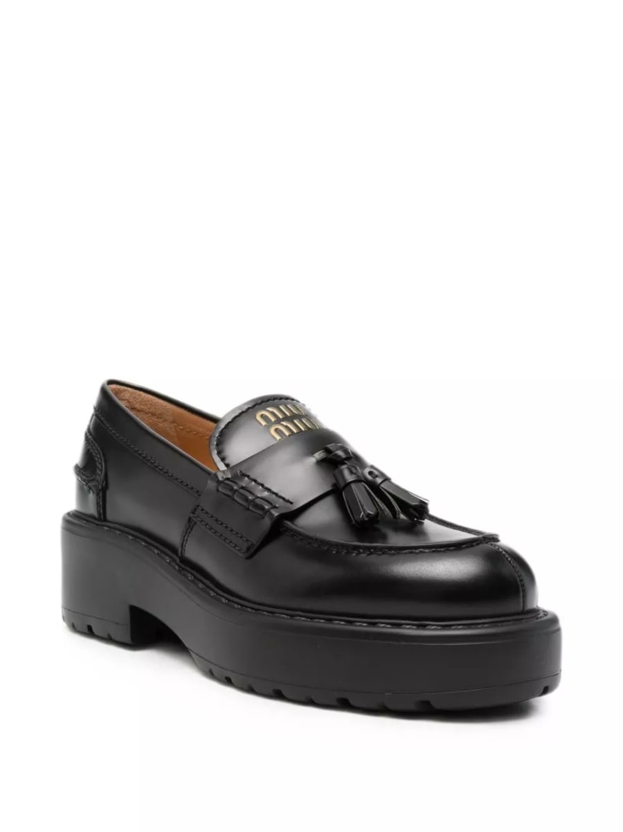 Miu Miu Mocassini in pelle, view 2