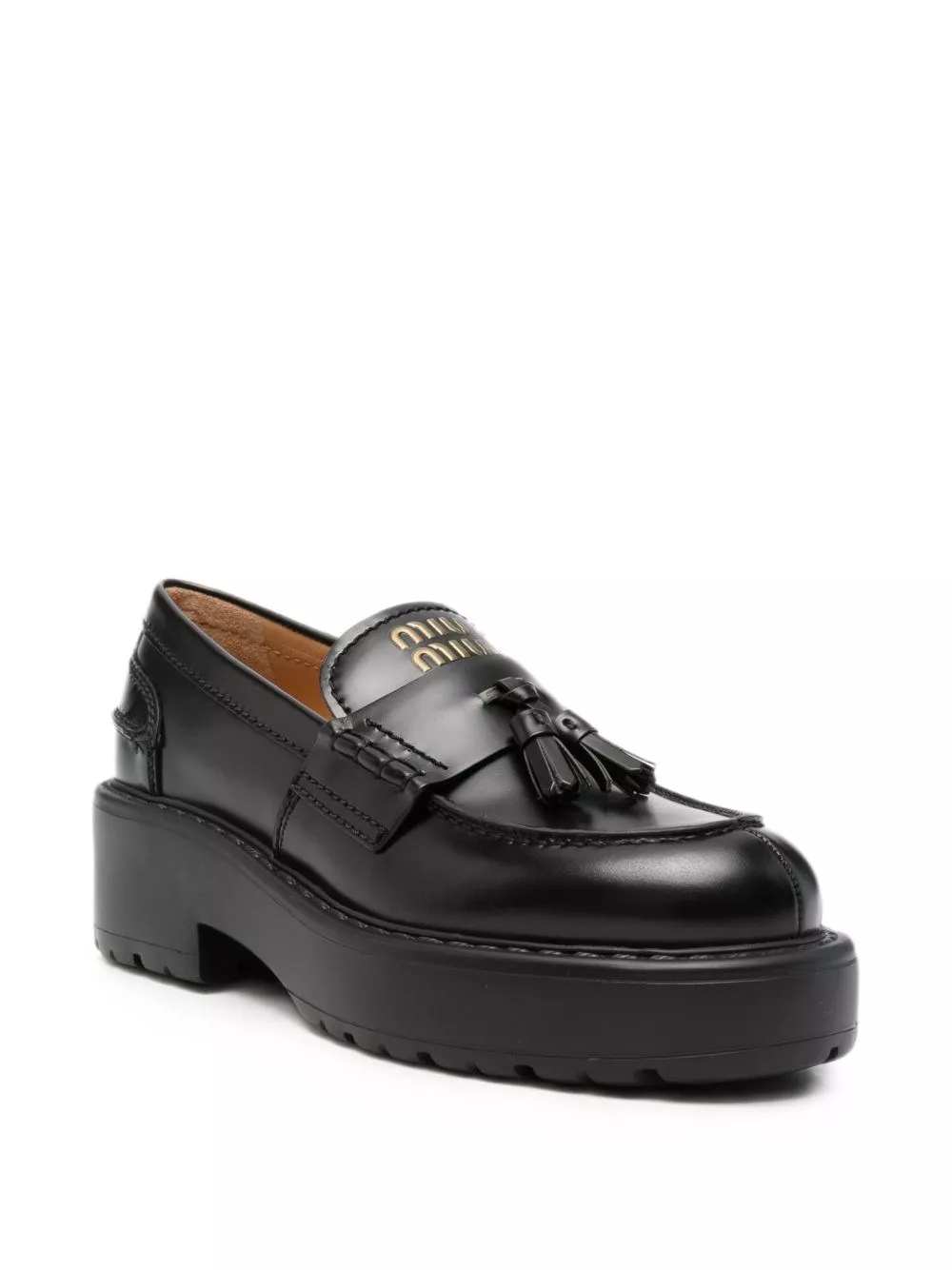 Miu Miu Mocassini in pelle, view 2