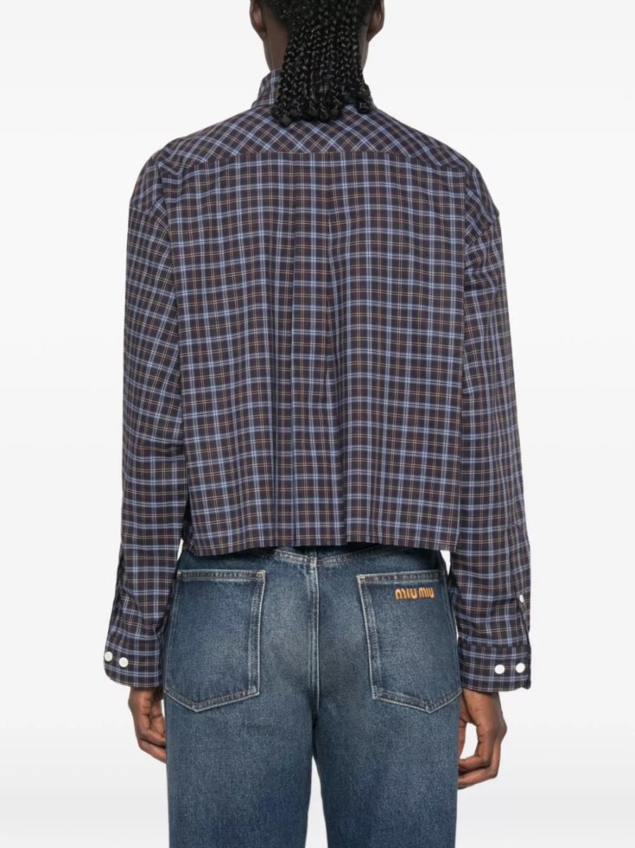 Miu Miu Camicia Tartan, view 4
