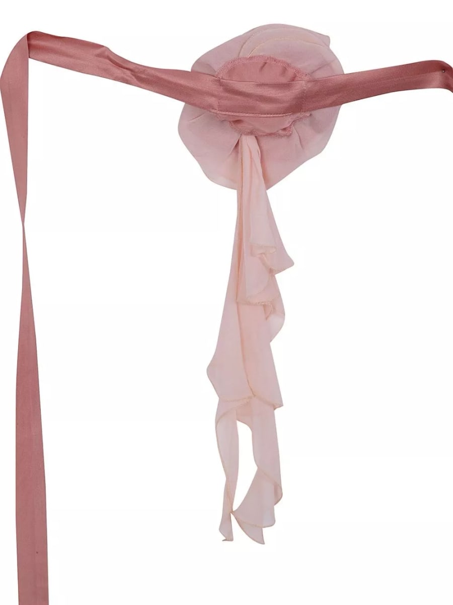 Blugirl Abito con rosa, view 2