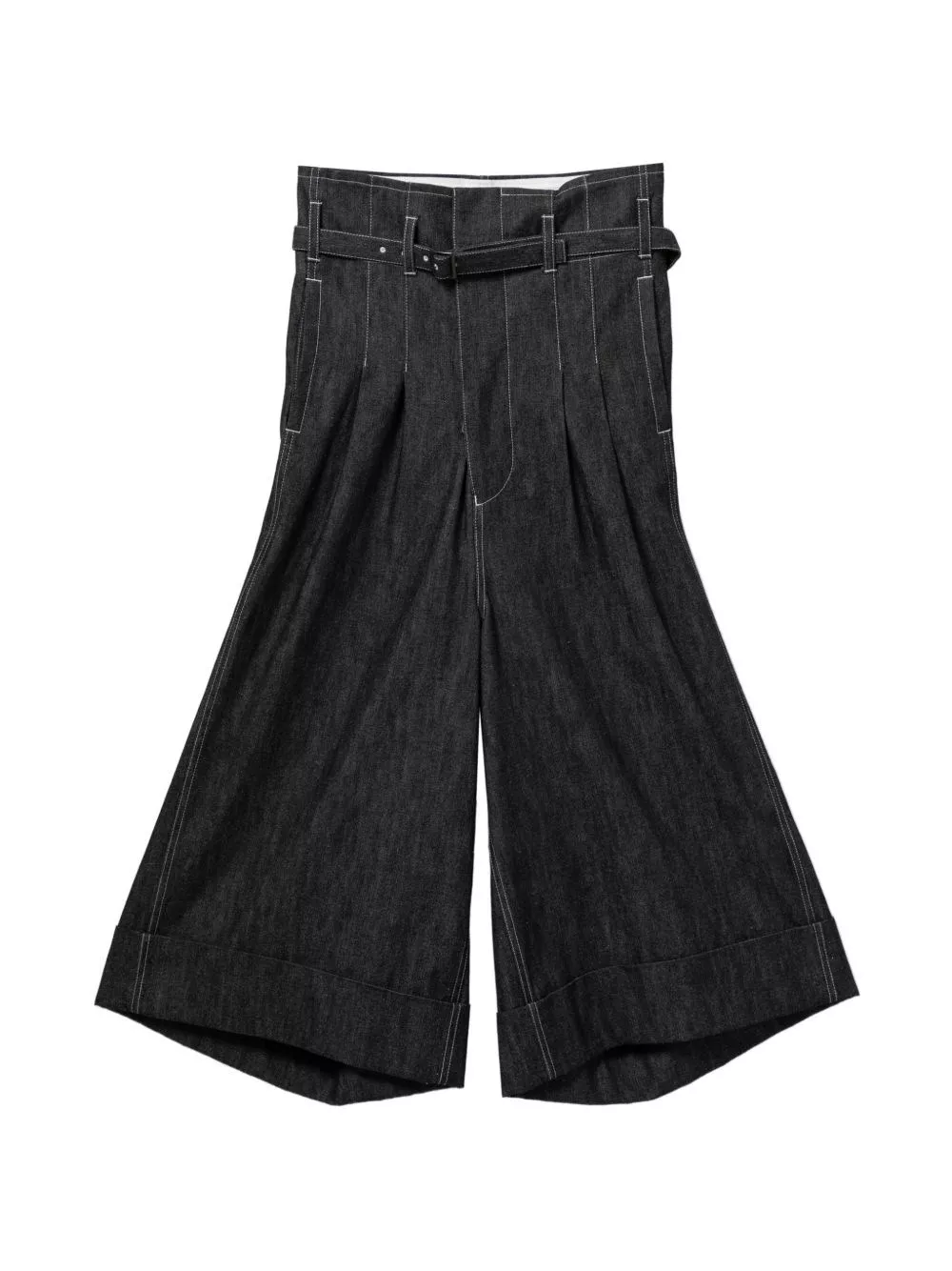 Junya watanabe Pantaloni in cotone a gamba larga