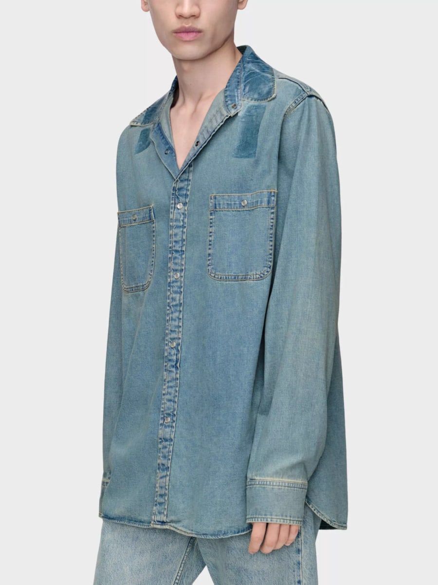 Maison Margiela Camicia in denim, view 2