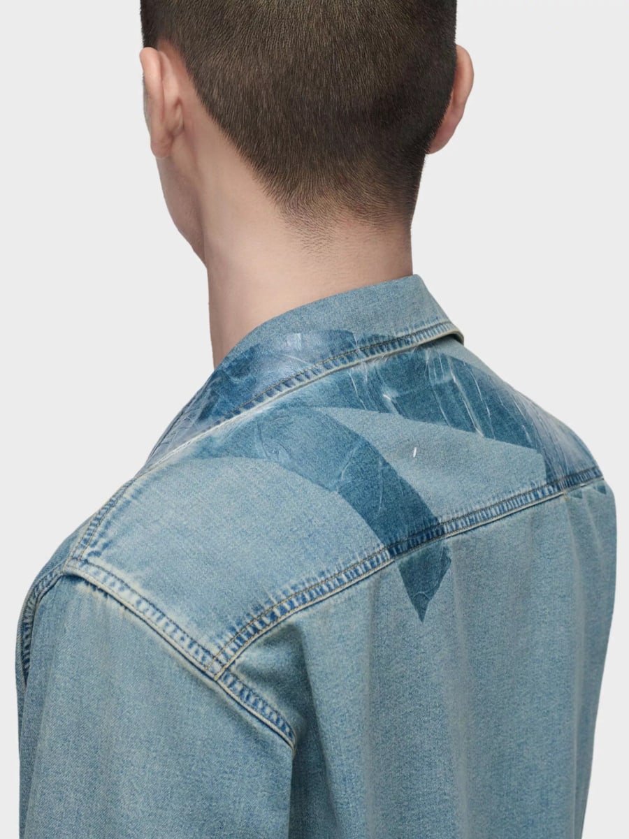 Maison Margiela Camicia in denim, view 4